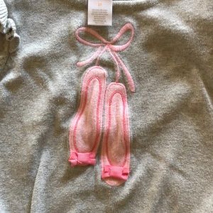 Gymboree Shirts & Tops - Gymboree ballet shoes sweater Gymboree Shirts & Tops - Gymboree ballet shoes sweater